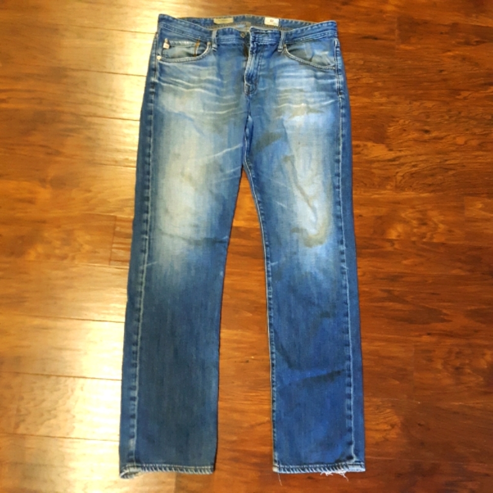 AG The Graduate Tailored Leg blue jeans - Picture 1 of 11